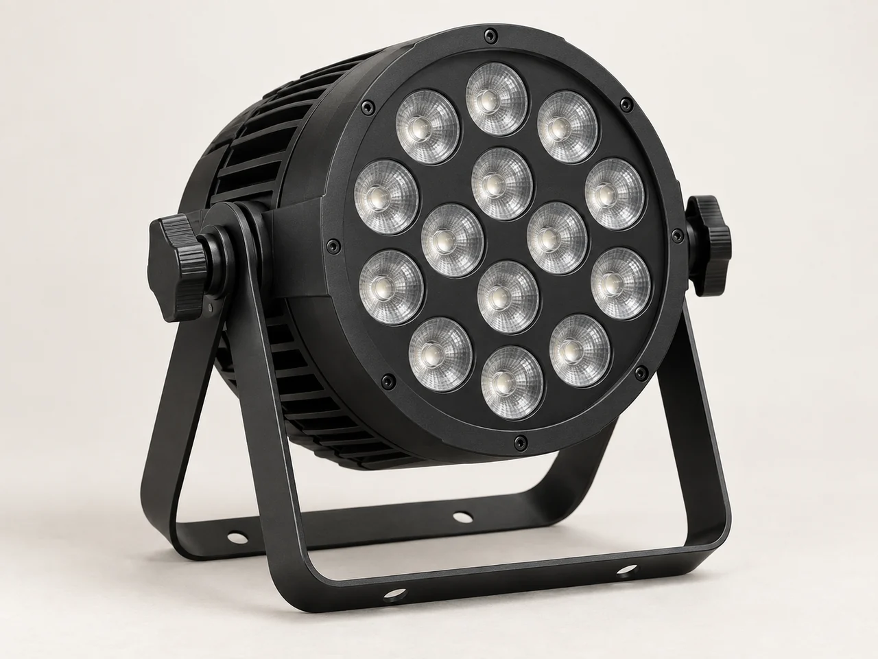 AI illustration of an unbranded LED PAR light.